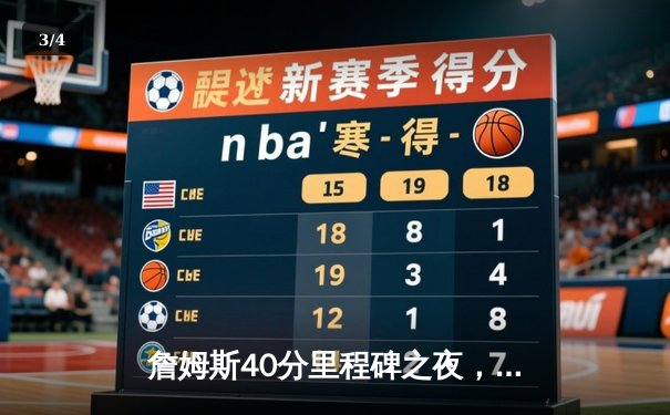 詹姆斯40分里程碑之夜，湖人加时险胜勇士，库里空砍三双 - 3